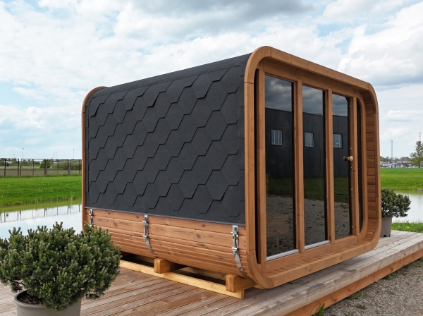 Gartensauna Glasfront